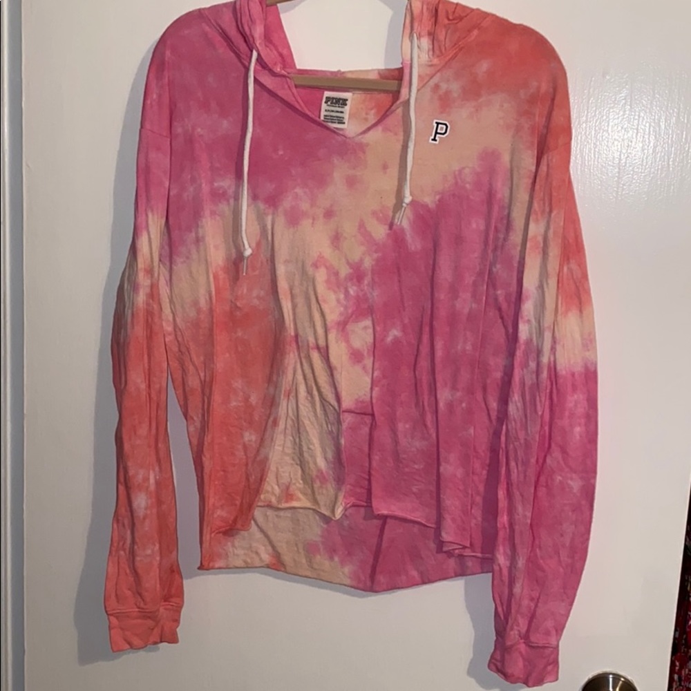 Pink very lightweight hoodie